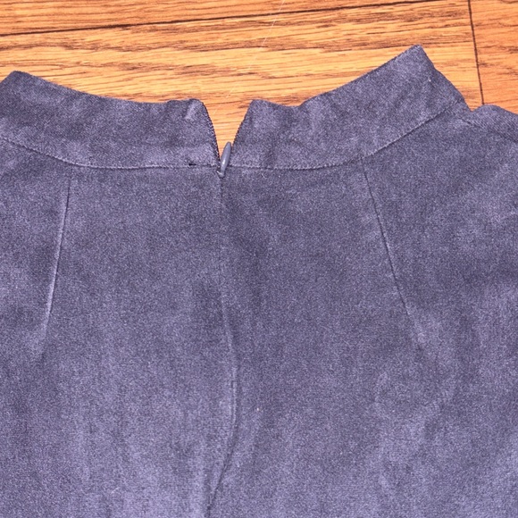 Lysse Sleeveless Mock Neck Blue Mod Shift Dress Retro Academia - Picture 6 of 8